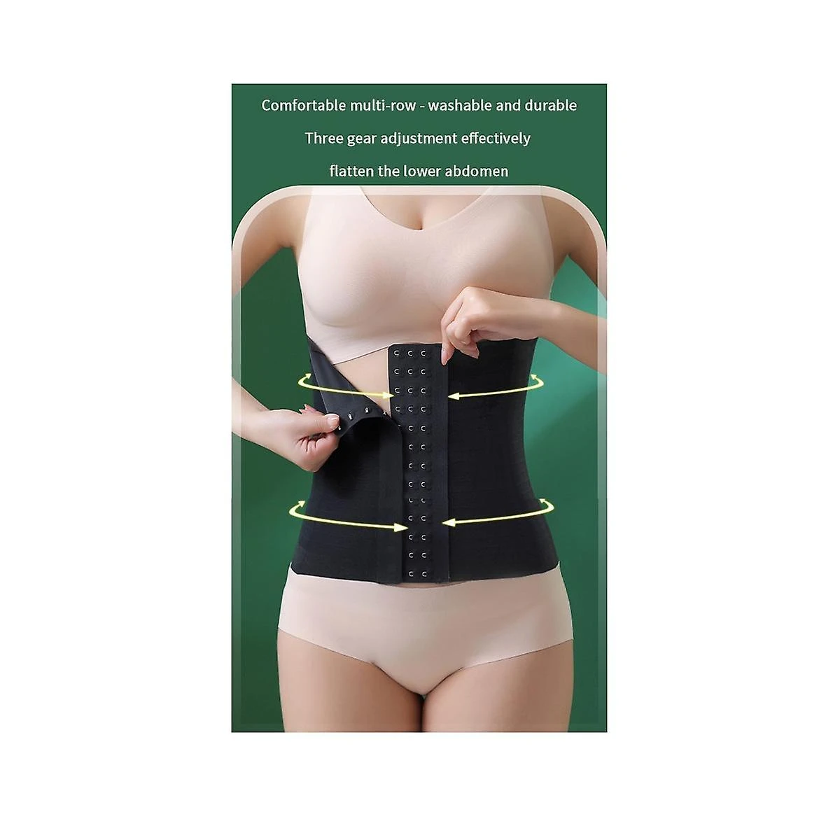 Waist Trainer Woman Flat Belly Girdle Women Tummy Slimming Sheathslimming Belt Shaper Body Shaper S - Image 3