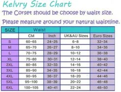 Kelvry Women's Plus Size Gothic Lingerie Satin Lace Up Boned Overbust Corsets Shapewear Outfit