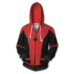 Men Women Cosplay Jacket Super Spider Hero Miles Morales The Amazing Zipper Hooded Hoodies 3d Sweatshirts Coat Trainsuit XL IW056