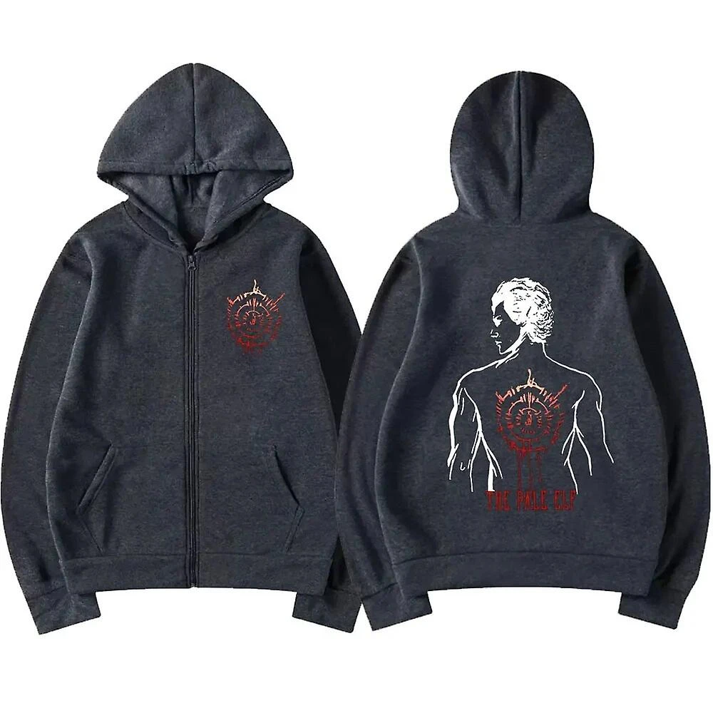 Astarion Baldur's Gate 3 Graphic Zip Up Hooded Men's Fashion Aesthetic Cardigan Sweatshirt Streetwear Vintage Zipper Hoodie Coat S