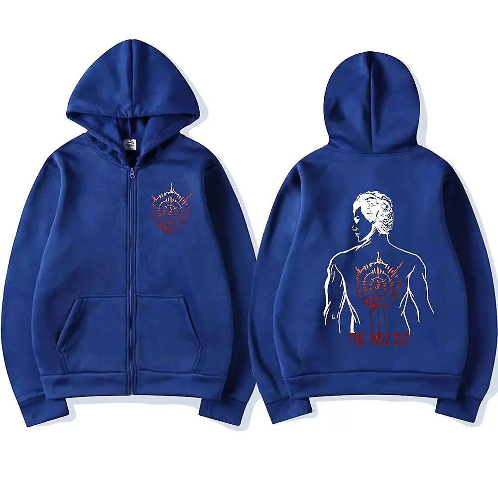 Astarion Baldur's Gate 3 Graphic Zip Up Hooded Men's Fashion Aesthetic Cardigan Sweatshirt Streetwear Vintage Zipper Hoodie Coat S - Image 2