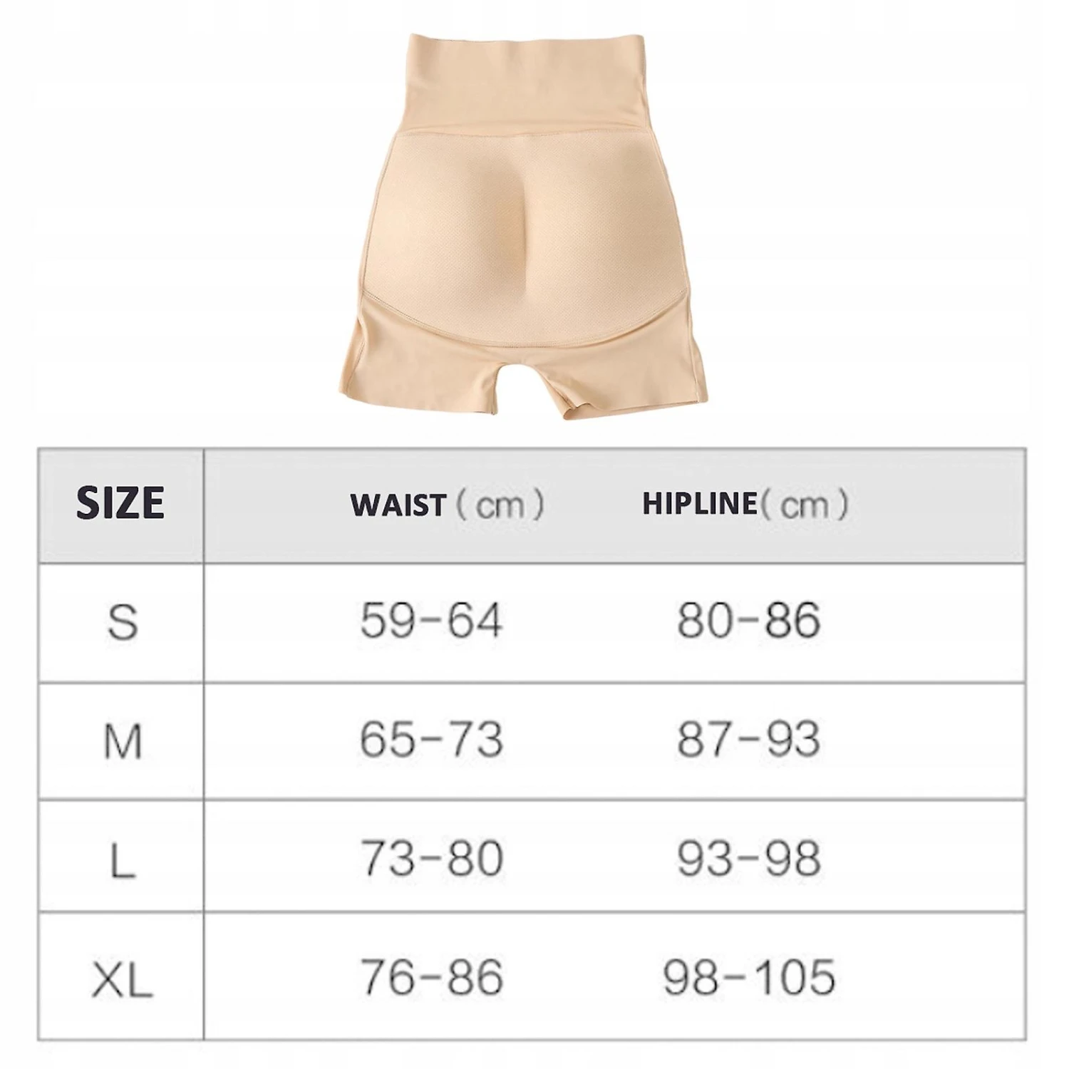 Slimming Post OP Shapewear With Strap Cushion Fake Buttocks FL