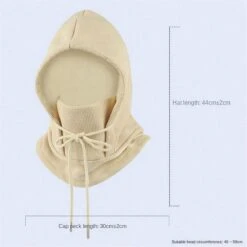 Outdoor Cycling Warm Mask Ollie Velvet Windproof Hood Winter Ski Scarf Integrated Neck Protection W