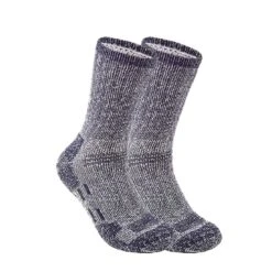 Thicker Solid Socks Mid-tube Ski Socks WoolSocks Against Cold Snow Russia Winter Warm Male Womens Socks 1 Pair Navy Blue