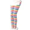 Kids Girls Printed Leggings Casual Slim Fit Trousers Stretch Skinny Pants Rainbow