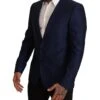 Dolce & Gabbana New Navy Blue Slim Fit Jacket