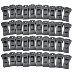 40pcs Sock Clip Super Clamping Force Non-slip Convenient Sock Closet Hanging Clothespins Home Supply Kaesi Tw