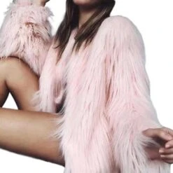 Women's Long Sleeve Fluffy Coat Shaggy Warm Outerwear Winter Fall Clothes For Spring Fall Daily Wear