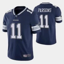 SQCLV Men's Micah Parsons Navy Dallas Cowboys Reissue Jersey PurpleL