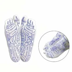 Acupressure Reflexology Foot Massage Socks Versatile Sweat-Absorbent Sock For Home Indoor Bedroom Plus Green