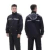 2024 Durable Polyester Waterproof Rain Wear Coat Men's Rain Jacket Trouser Rain Suit L