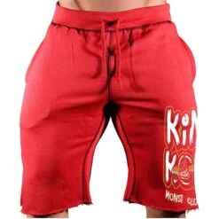 New Muscular GiantsQuality Men Brand Fitness Shorts Mens Professional Bodybuilding Short Pants Brand Big Size M-XXXL M Black