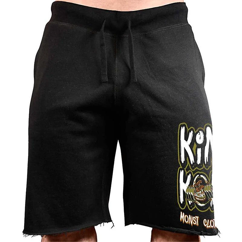New Muscular GiantsQuality Men Brand Fitness Shorts Mens Professional Bodybuilding Short Pants Brand Big Size M-XXXL M Black - Image 4