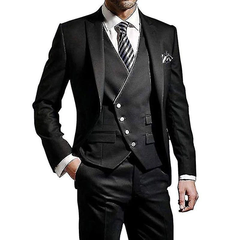 Men's Suits Fit, 3 Piece Suit For Men Tuxedo Suit Set White