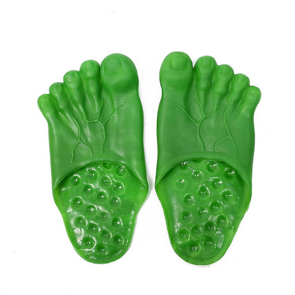 Hulk Tricky Simulation Big Feet Shoes Barefoot Bare Feet Big Fy Spoof Hulk Green - Image 3