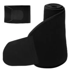 Adjustable Waist Trainer Belt For Women - Neoprene Composite Slimming Belly Band Shaper For Sports (All Black)