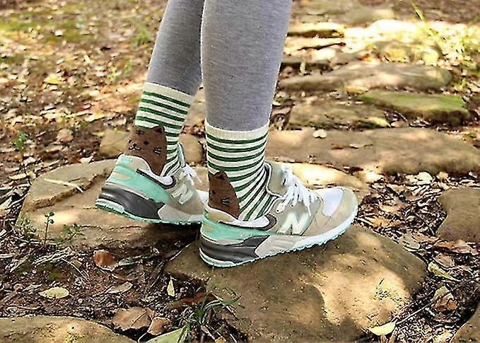 Women's Cute Cartoon Socks - Casual Cotton Animal Pattern Round Neck Novelty Girls Socks - Image 5