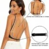 Low Back Bras For Women - Seamless Wire Free Bralette Backless Bras Sfy S Black