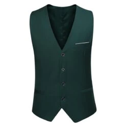Mens Suit Business Casual 3-pieces Suit Blazer Pants Vest 9 Colors