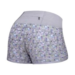 Womens 3" Lightweight Running Wod Volleyball Shorts Workout Mesh Liner Zip Pocket Hipster Hibiscus