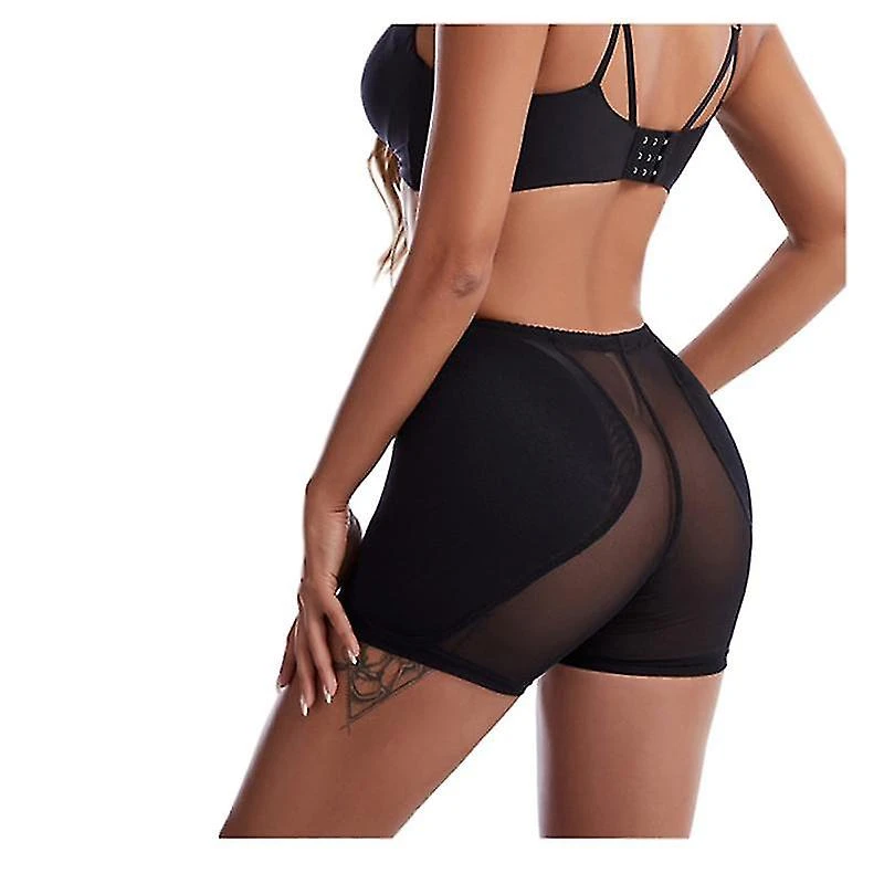 Women's Butt Lifter Shapewear Hip Pads Enhancer Panties Shaper Boyshort BLACK - Image 5