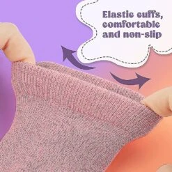 Non-slip Ld Socks Pack Of 6 Boy Girl Non-slip Short Socks