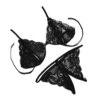 2x Women 2 PiecesLingerie Set Bra And Panty Set Babydoll Open Thong
