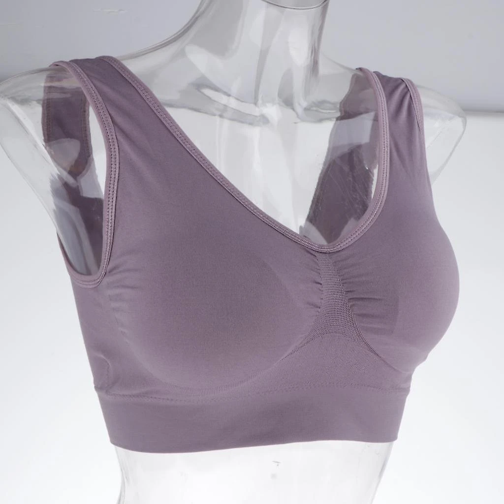 3pc Womens Sports Bras Padded Seamless Activewear Fitness Bra For Yoga Gym - Image 5