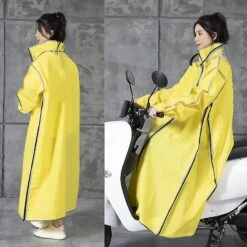 Eva Raincoat Women Men Zipper Hooded Poncho Motorcycle Rainwear Long Style Hiking Rain Jacket Backpack Rain Coat Tw