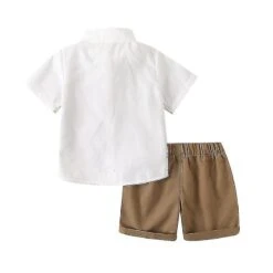 Boy's Tuxedos Toddler Formal Suits Set, Kids Slim Fit Suit