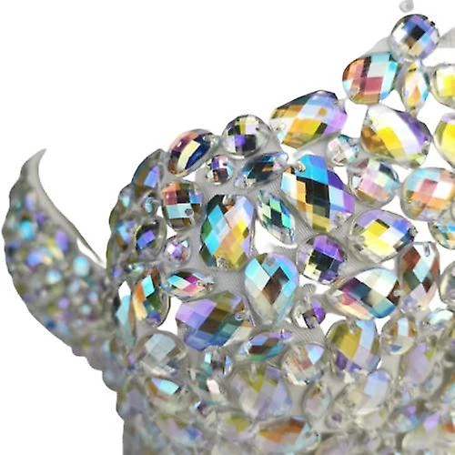 Women's Sequin Bustier Corset Wedding Party Crop Top Bra Vest L - Image 4