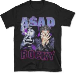 Asap Rocky A$ap At Long Last Long Live Love Hip Hop Rap Vintage Style T-shirt 3XL