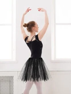 Fast Delivery Women's Beautiful Tutu Skirt Vintage Ballet Bubble Dance Skirts For Cosplay Party Layered Elastic Tulle Skirt - 3 Layered 36% Offer Blue