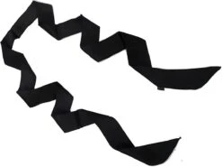 Women's Fashion Soft Black Thin Section Tight Olaof Scarf Tie Necklace Collar Ribbon Black