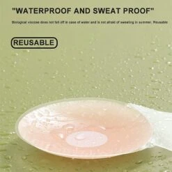 Sexy Invisible Reusable Bras Silicone Push Up Chest Stickers Adhesive Breast Pads Strapless Flower With Bag