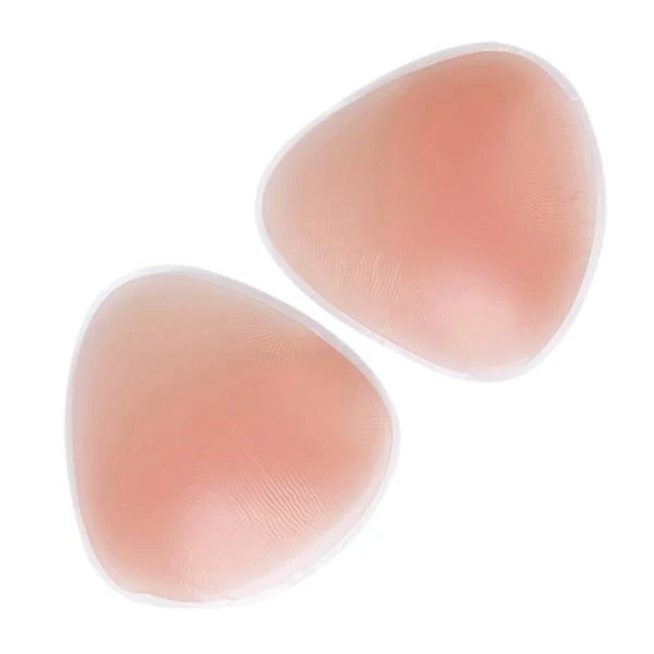 Women's Ladies Reusable Self-adhesive Push Up Silicone Bust Front Closure Sexy V-Shape Backless Strapless Invisible Bra - Size F Cup (Nude)