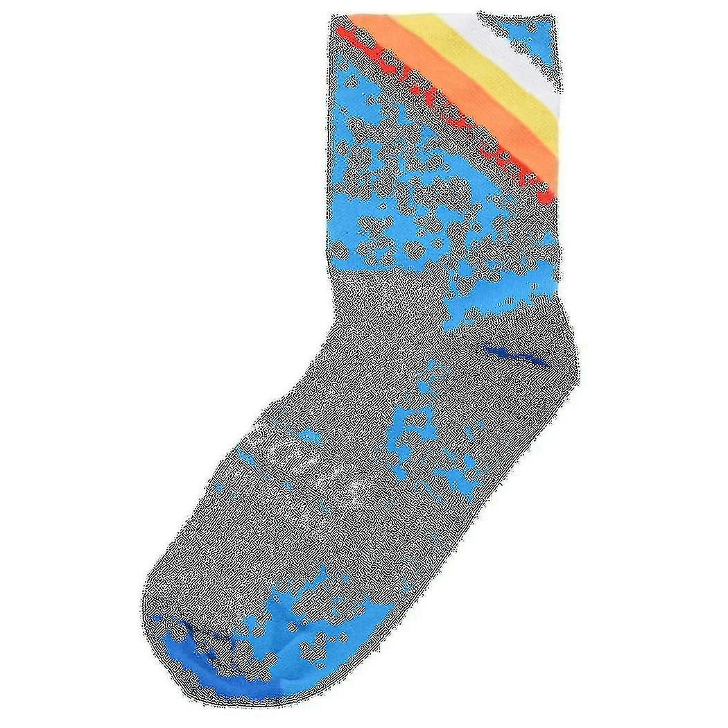 Dh Sports Pro Sports Socks Windproof Tall Cycling Socks Blue - Image 4