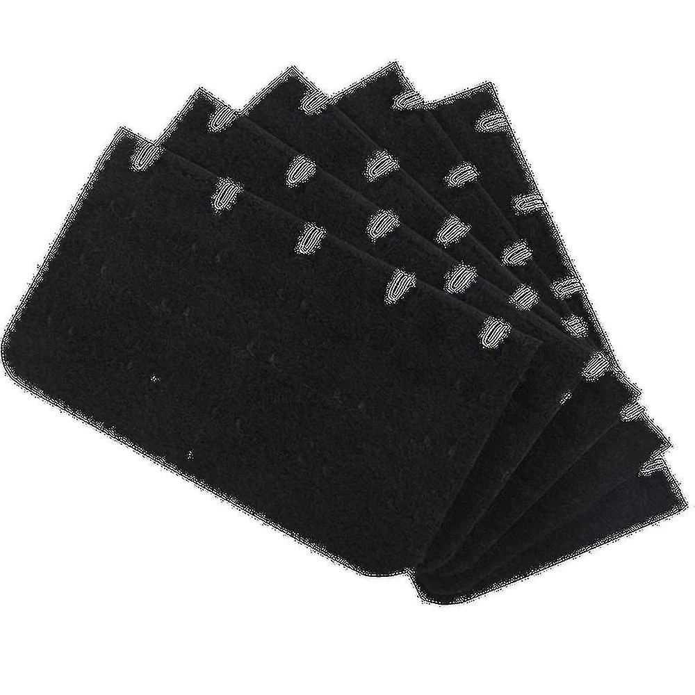 Black 5 Rows Hook And Eye Tape Extension Bra Strap Extender 5 Pcs For Women - Image 4