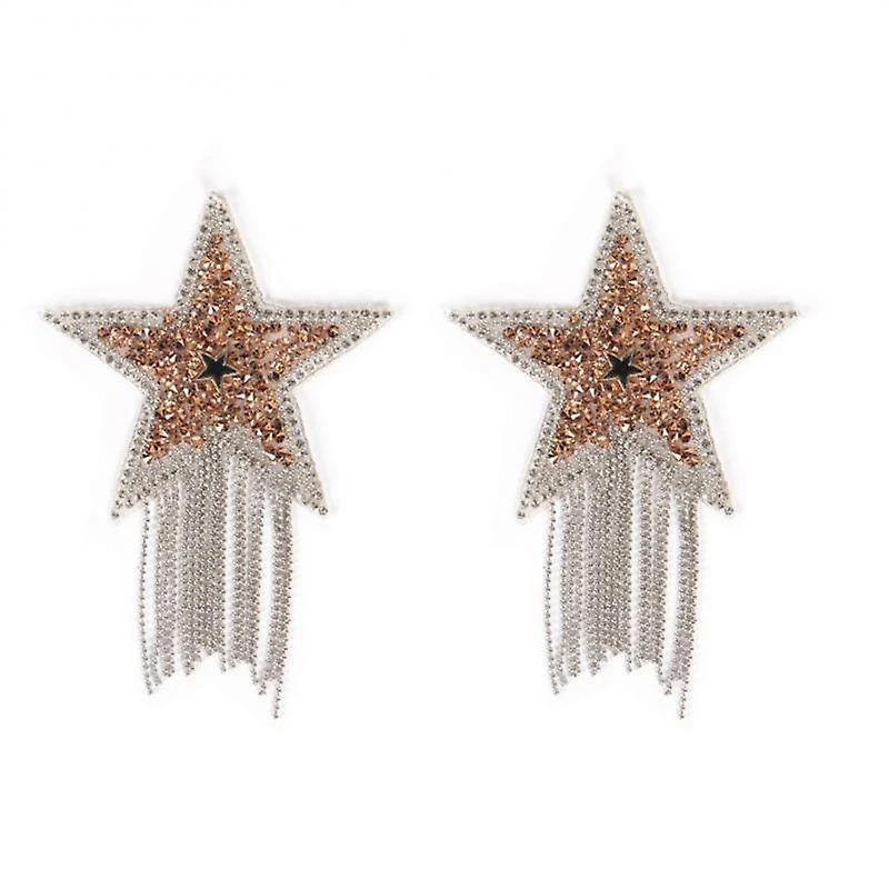 Tassel Nipple Paste Cover Sequin Star Breast Stickers Lingerie Chest Patch Intimates Nipple - Image 2