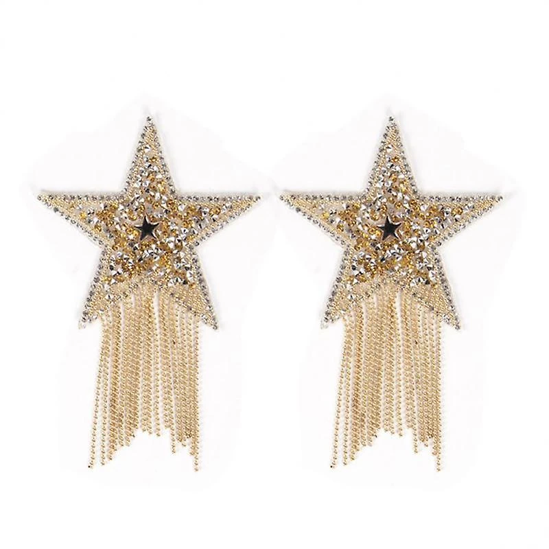 Tassel Nipple Paste Cover Sequin Star Breast Stickers Lingerie Chest Patch Intimates Nipple