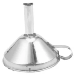 2x Stainless Steel Funnel With Detachable Filter Adding Ingredients Jams And Marmalades To Storage