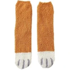 6 Pairs Coral Fleece Socks Floor Socks Winter Plus Velvet Thick Socks