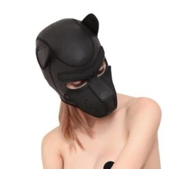 Sex Articles Hairsheet Dog Head Cover Performance Props Dog Mask Dressing Up Sex Head Cover Head Cov