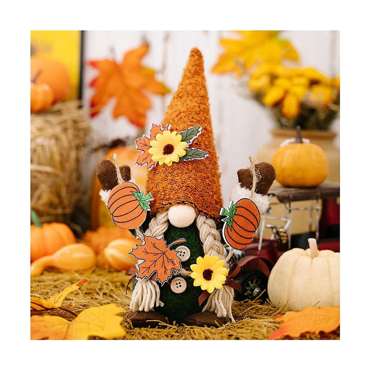 Thanksgiving Day Harvest Festival Lifting Envelope Sunflower Rudolph Doll Ornaments Fall Gnome Plus - Image 5