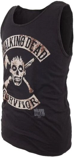 Walking Dead Survivor Rocker Men's Tank Top, X-Large Black S